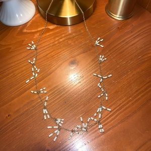 White and Gold Necklace